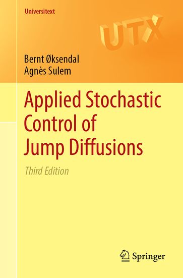 Applied Stochastic Control of Jump Diffusions - Bernt Øksendal - Agnès Sulem