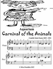 Aquarium Carnival of the Animals - Beginner Piano Sheet Music Tadpole Edition