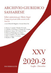 Archivio giuridico sassarese (2020). 2/2: Liber amicorum per Mario Segni