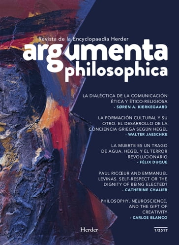 Argumenta philosophica 2017/1 - varios Autores