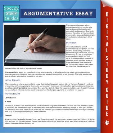 Argumentative Essay (Speedy Study Guides) - Speedy Publishing