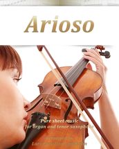 Arioso Pure sheet music for organ and tenor saxophone arranged by Lars Christian Lundholm