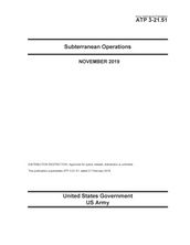 Army Techniques Publication ATP 3-21.51 Subterranean Operations November 2019