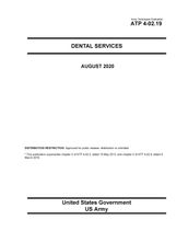 Army Techniques Publication ATP 4-02.19 Dental Services August 2020