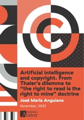 Artificial intelligence and copyright. From Thaler