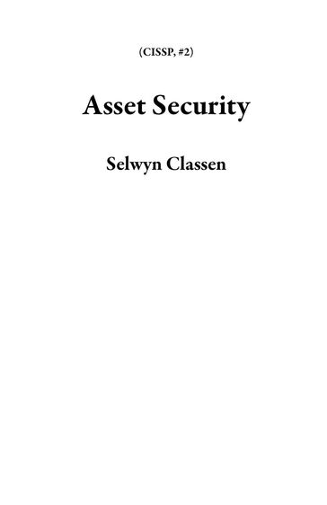 Asset Security - Selwyn Classen