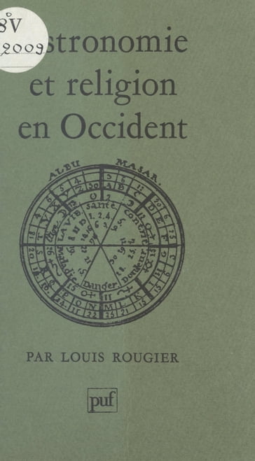 Astronomie et religion en Occident - Louis Rougier