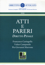 Atti e pareri di diritto penale