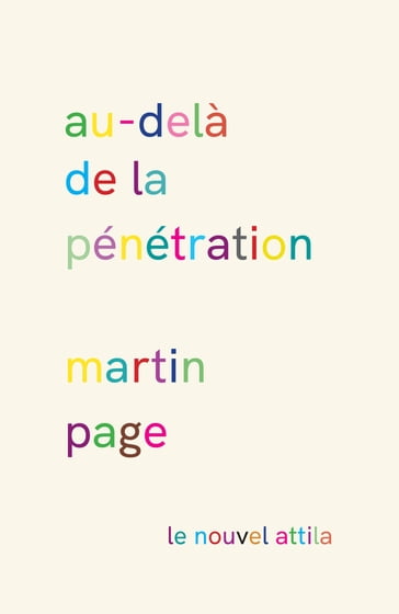 Au-delà de la pénétration - Martin Page