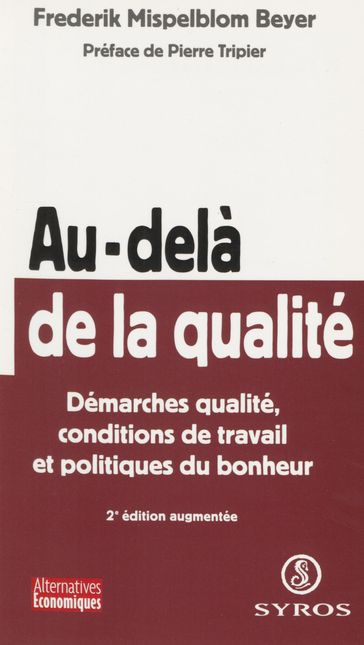 Au-delà de la qualité - Frederik Mispelblom Beyer