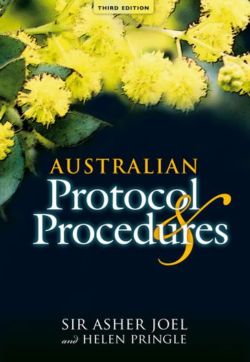 Australian Protocol and Procedures, 3rd Edition - Asher Joel - Helen Pringle