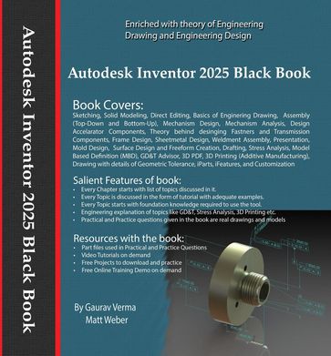 Autodesk Inventor 2025 Black Book - Gaurav Verma