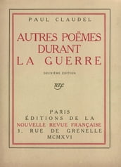 Autres poèmes durant la guerre