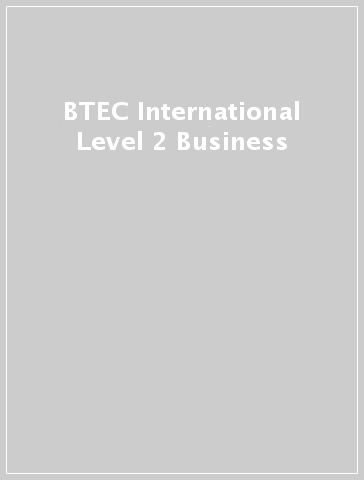 BTEC International Level 2 Business