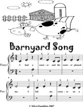 Barnyard Song Beginner Piano Sheet Music