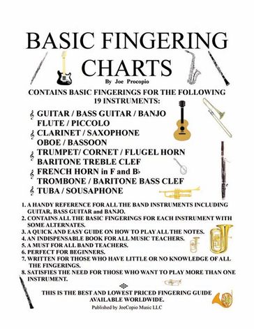 Basic Fingering Charts - Joe Procopio