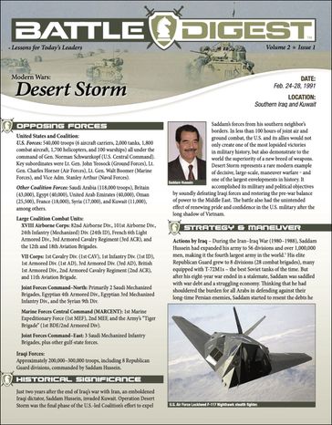 Battle Digest: Desert Storm - Christopher J. Petty