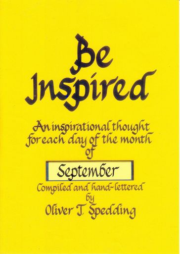 Be Inspired - September - Oliver T. Spedding