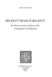 Beckett traduit Beckett : de 