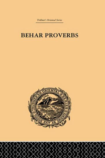 Behar Proverbs - John Christian