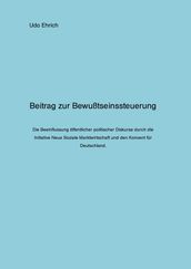 Beitrag zur Bewußtseinssteuerung