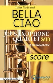 Bella Ciao for Saxophone Quartet (score)
