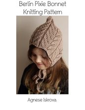 Berlin Pixie Bonnet Knitting Pattern