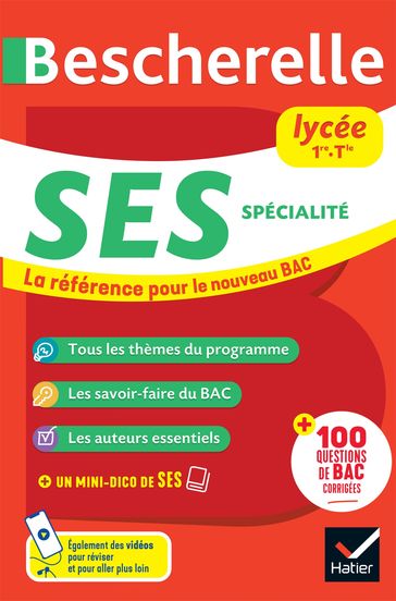 Bescherelle SES lycée (1re, Tle) - Nouveau bac - Sarah Conquer - Thomas Dautais - Cécile Gauron - Sophie Jeandin - Denis Martin