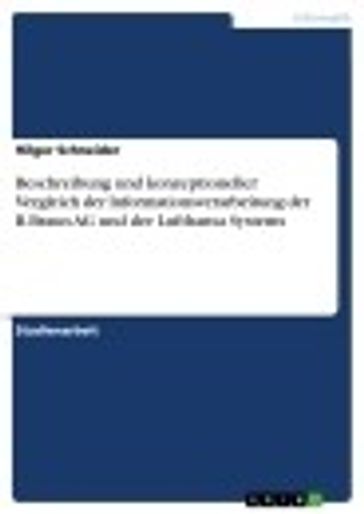 Beschreibung und konzeptioneller Vergleich der Informationsverarbeitung der B.Braun AG und der Lufthansa Systems - Hilger Schneider