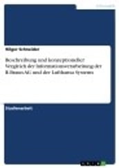 Beschreibung und konzeptioneller Vergleich der Informationsverarbeitung der B.Braun AG und der Lufthansa Systems