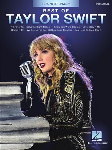 Best of Taylor Swift Big-Note Piano - Taylor Swift