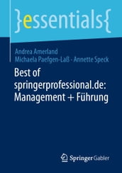 Best of springerprofessional.de: Management + Fuhrung