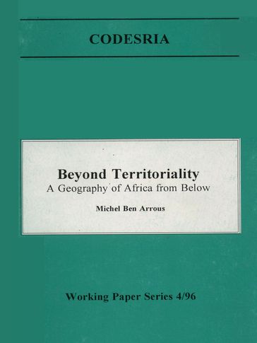 Beyond territoriality - Michel Ben Arrous