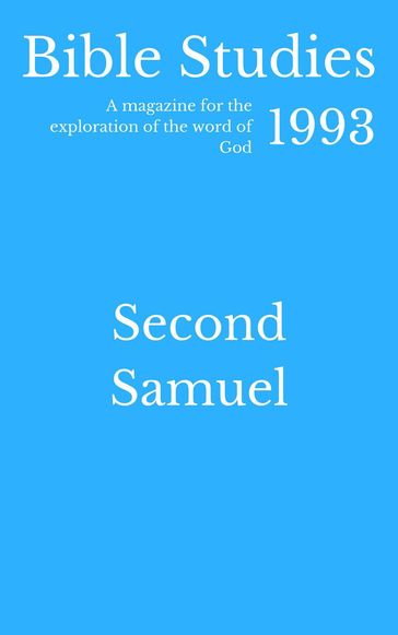 Bible Studies 1993 - Second Samuel - Hayes Press