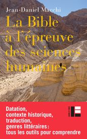 La Bible à l épreuve des sciences humaines