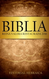 Biblia Reina Valera Restaurada 2016