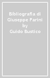 Bibliografia di Giuseppe Parini