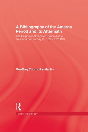 Bibliography Of The Amarna Perio - Martin