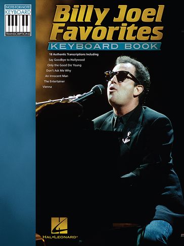 Billy Joel Favorites Keyboard Book (Songbook) - Billy Joel