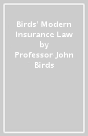 Birds  Modern Insurance Law