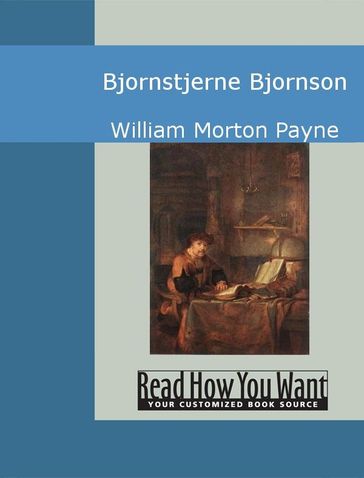 Bjornstjerne Bjornson - William Morton Payne