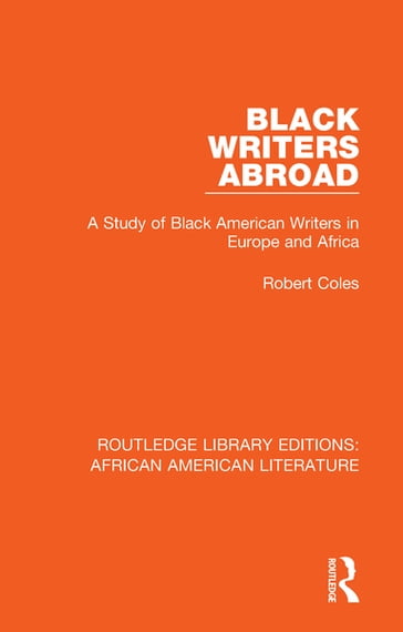 Black Writers Abroad - Robert Coles