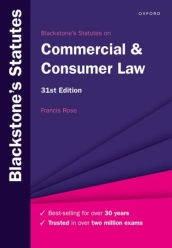 Blackstone s Statutes on Commercial & Consumer Law