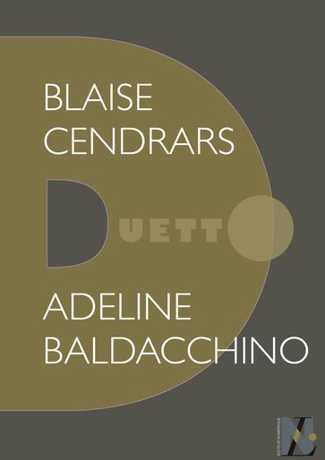 Blaise Cendrars - Duetto - Adeline Baldacchino