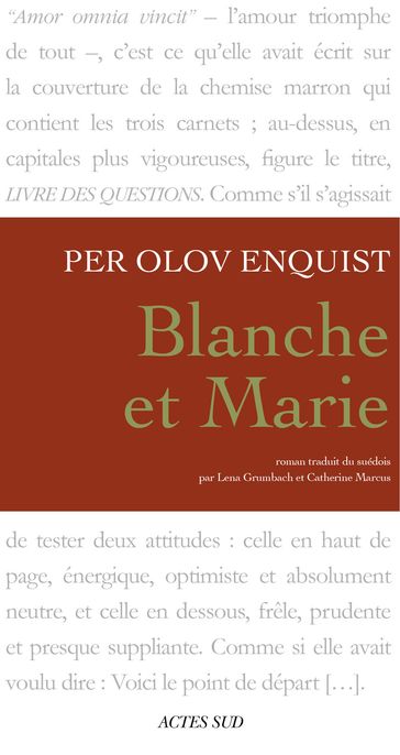 Blanche et Marie - Per-Olov Enquist