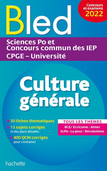 Bled Supérieur - Culture générale, examens et concours 2022 - Ebook epub - Philippe Solal - Vincent Adoumié - Alain Vignal - Vincent Bénézech