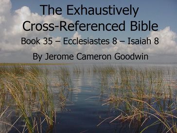 Book 35  Ecclesiastes 8  Isaiah 8 - Exhaustively Cross-Referenced Bible - Jerome Cameron Goodwin