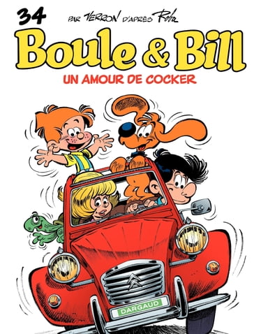 Boule & Bill - Tome 34 - Un amour de cocker - Pierre Veys - Laurent Verron