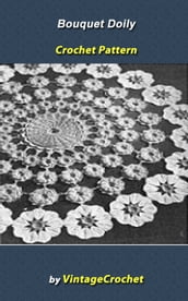 Bouquet Doily Vintage Crochet Pattern eBook