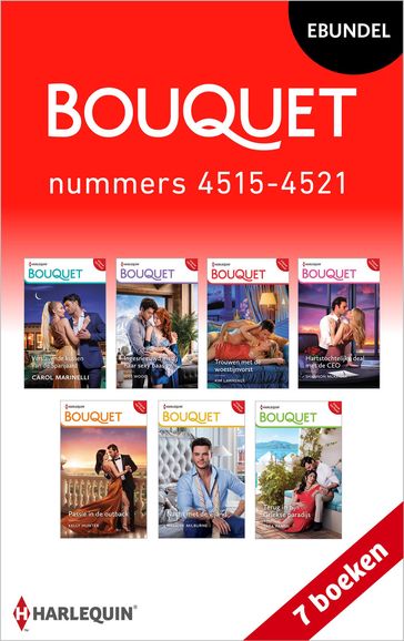 Bouquet e-bundel nummers 4515 - 4521 - Carol Marinelli - Joss Wood - Lawrence Kim - Shannon McKenna - Kelly Hunter - Melanie Milburne - Tara Pammi